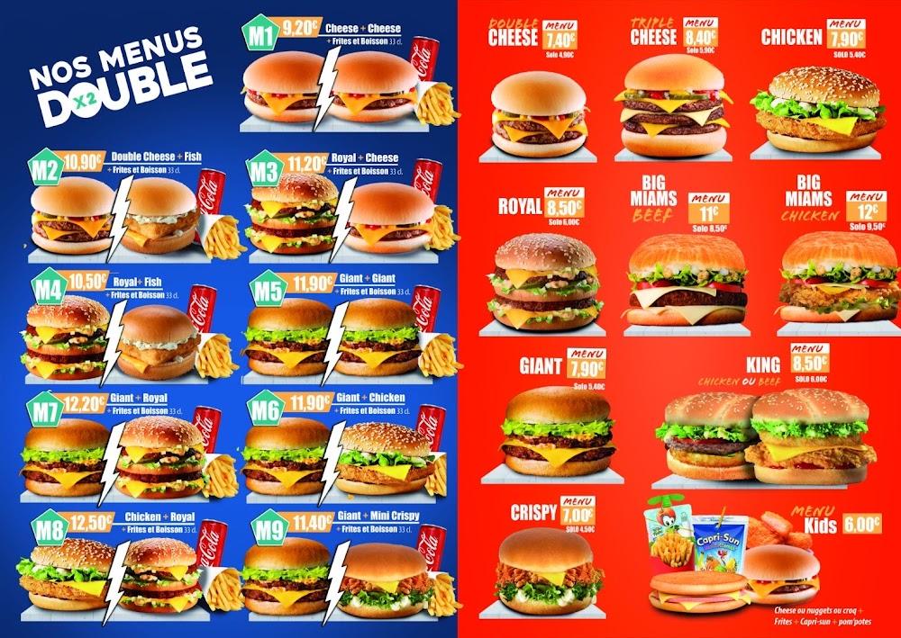 Le Miam's Vitrolles burger and tacos halal - Menu Image 2